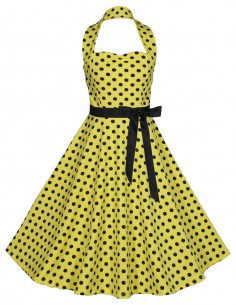 Vestido De Bolinha Anos 60 Festa Vintage Retrô Bola 50 Pin11 20