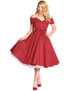 Vestido De Bolinha Anos 60 Festa Vintage Retrô Bola 50 20 2
