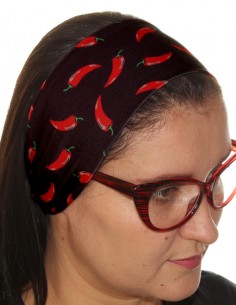 Faixa Cabelo Turbante Com Nó Retro Anos 60 Pimenta Festa Tiara 20 2