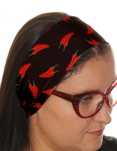 Faixa Cabelo Turbante Com Nó Retro Anos 60 Pimenta Festa Tiara 31 2