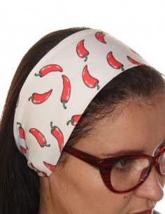 Faixa Cabelo Turbante Com Nó Retro Anos 60 Pimenta Festa Tiara 40 2