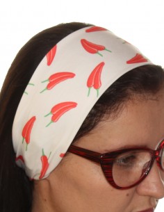 Faixa Cabelo Turbante Com Nó Retro Anos 60 Pimenta Festa Tiara 50 2