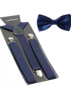 Suspensório + Gravata Azul... 2