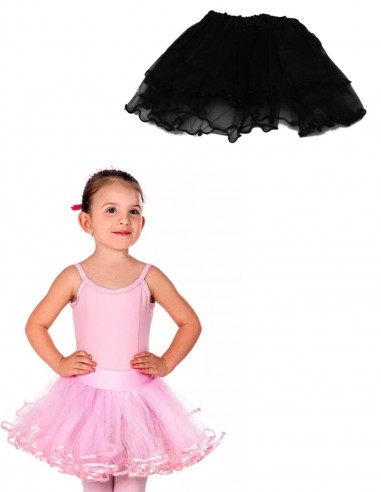 Saiote Anágua Tule Tutu Elástico Infantil Retro Balé Anos 60 10