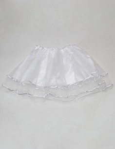 Saiote Anágua Tule Tutu Elástico Infantil Retro Balé Anos 60 20 2