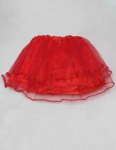 Saiote Anágua Tule Tutu Elástico Infantil Retro Balé Anos 60 30 2