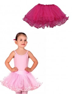 Saiote Anágua Tule Tutu Elástico Infantil Retro Balé Anos 60 40