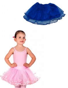 Saiote Anágua Tule Tutu Elástico Infantil Retro Balé Anos 60 70