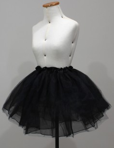 Saiote Anágua Tule Tutu Elástico Saia Organza Anos 60 11