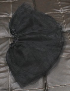 Saiote Anágua Tule Tutu Elástico Saia Organza Anos 60 11 2