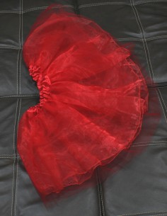 Saiote Anágua Tule Tutu Elástico Saia Organza Anos 60 31 2