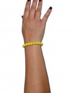 Pulseira de Bolas Amarelo 01