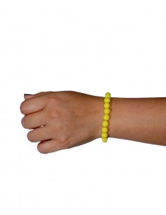 Pulseira de Bolas Amarelo 01 2