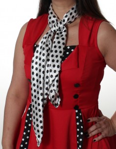 Lenço de Pescoço Cabeça Bolinha Poá 22 2