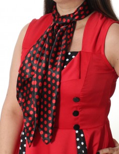 Lenço de Pescoço Cabeça Bolinha Poá 42 2