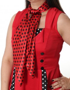 Lenço de Pescoço Cabeça Bolinha Poá 52 2