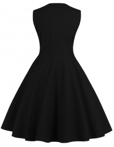 Vestido De Bolinha Preto P02 2