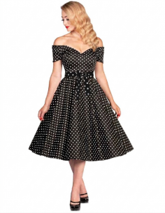 Vestido De Bolinha Anos 60 Festa Vintage Retrô Bola 50 10 2