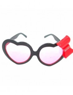 Óculos de Coração com Laço