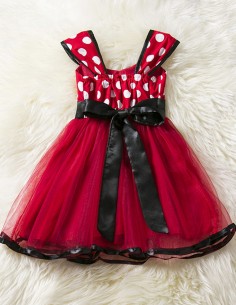 Vestido De Bolinha Infantil Anos 60 Festa Vintage Retrô PINi32 2