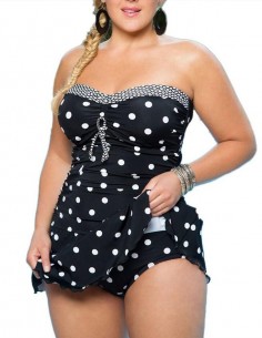Maiô Saia Embutida Anos 60 Vintage Retro Pp Ao Plus Size B04 2