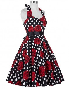 Vestido De Bolinha Anos 60 Festa Vintage Retrô Bola 50 Pin18 2