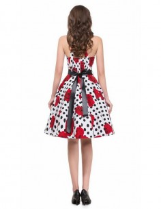 Vestido De Bolinha Anos 60 Festa Vintage Retrô Bola 50 Pin18 2