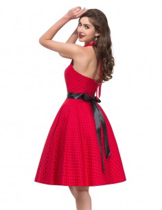 Vestido De Bolinha Anos 60 Festa Vintage Retrô Bola 50 Pin24 2